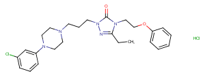 Nefazodone hydrochloride Chemical Structure