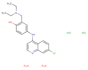 Amodiaquine dihydrochloride dihydrate