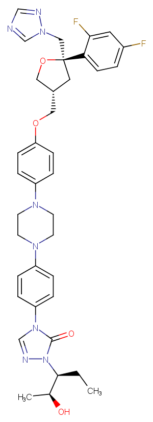 Posaconazole Chemical Structure