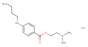 Tetracaine hydrochloride Chemical Structure