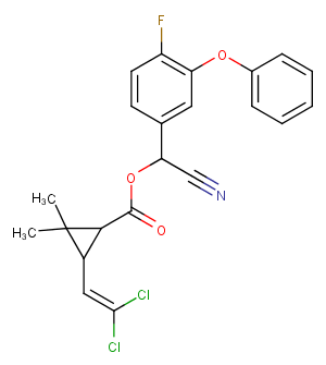 Cyfluthrin Chemical Structure