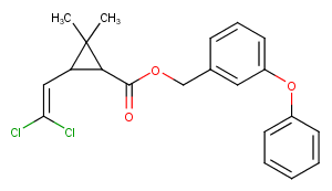 Permethrin Chemical Structure