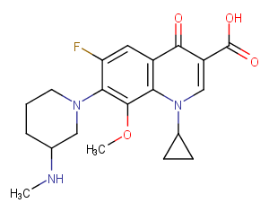 Balofloxacin Chemical Structure