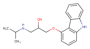 Carazolol Chemical Structure