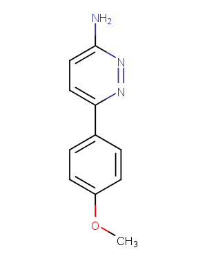 6-(4-Methoxyphenyl)-3-pyridazinamine Chemical Structure