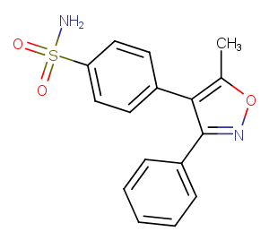 Valdecoxib Chemical Structure