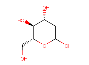 2-Deoxy-D-glucose Chemical Structure