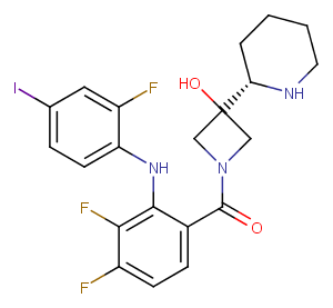 Cobimetinib Chemical Structure