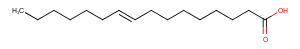 Palmitelaidic Acid Chemical Structure