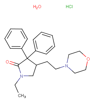 Doxapram hydrochloride hydrate
