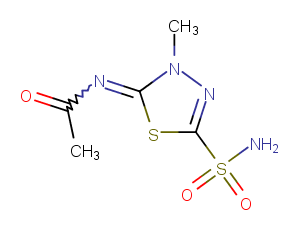 Methazolamide Chemical Structure
