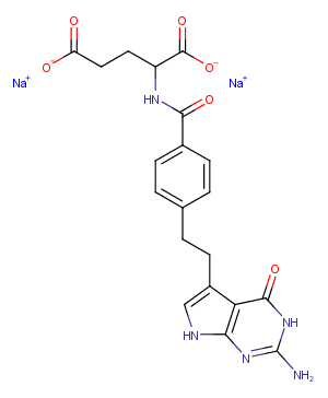 Pemetrexed disodium Chemical Structure