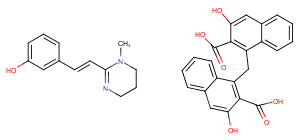 Oxantel Pamoate Chemical Structure