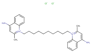 Dequalinium chloride Chemical Structure