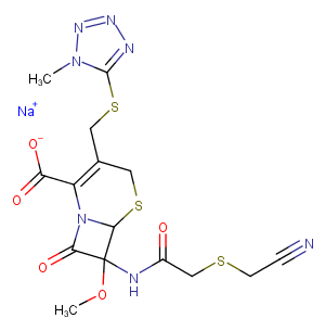 Cefmetazole sodium Chemical Structure