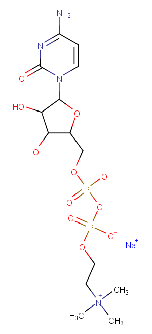 Citicoline sodium Chemical Structure