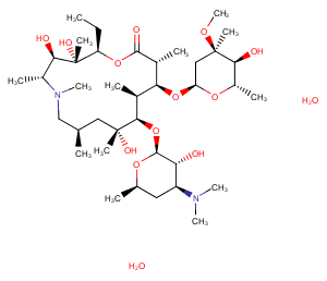 Azithromycin hydrate Chemical Structure