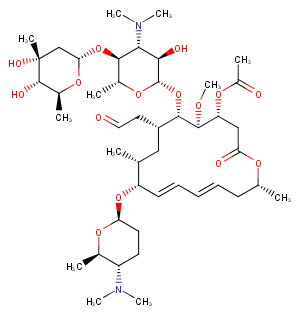 Acetylspiramycin Chemical Structure