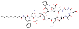 Daptomycin Chemical Structure