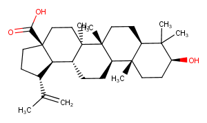 Betulinic acid Chemical Structure