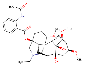 Lappaconitine Chemical Structure