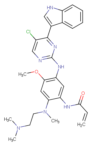 Mutant EGFR inhibitor Chemical Structure