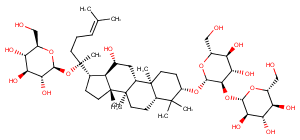 Ginsenoside Rd Chemical Structure