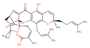 Gambogic Acid Chemical Structure