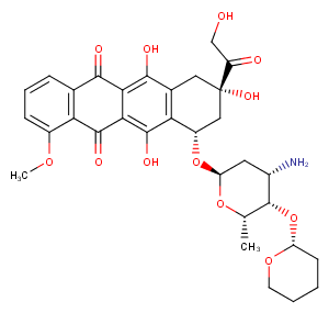 Pirarubicin Chemical Structure