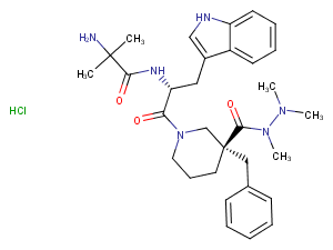 AnaMorelin hydrochloride Chemical Structure