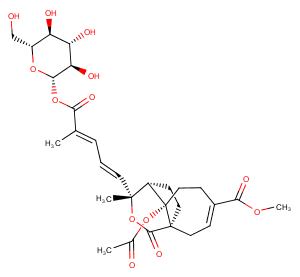 Pseudolaric acid B β-D-glucoside Chemical Structure