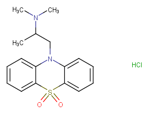 Dioxopromethazine hydrochloride Chemical Structure