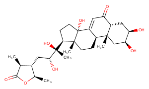 Cyasterone Chemical Structure