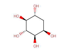 (-)-vibo-Quercitol Chemical Structure