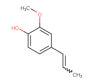 Isoeugenol Chemical Structure