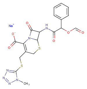 Cefamandole nafate Chemical Structure