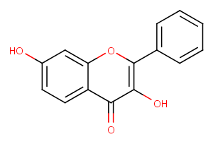 3,7-DIHYDROXYFLAVONE Chemical Structure