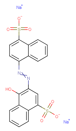 Carmoisine Chemical Structure