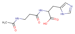N-Acetylcarnosine Chemical Structure