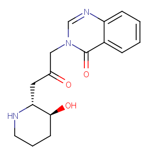 Febrifugine Chemical Structure