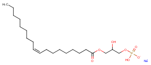 1-Oleoyl lysophosphatidic acid sodium Chemical Structure