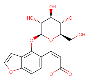 Isopsoralenoside Chemical Structure