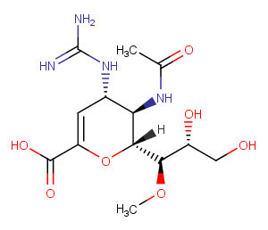 Laninamivir Chemical Structure