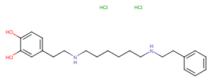 Dopexamine hydrochloride Chemical Structure