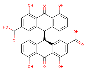 Sennidin A Chemical Structure