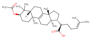 Tsugaric acid A Chemical Structure