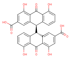 Sennidin B Chemical Structure