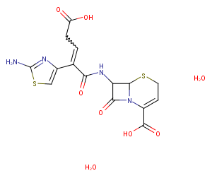 Ceftibuten dihydrate Chemical Structure