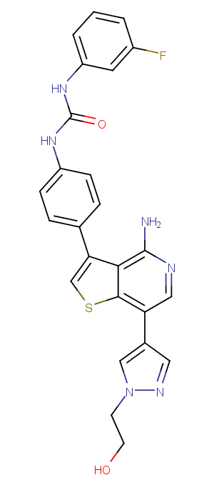 Ilorasertib Chemical Structure