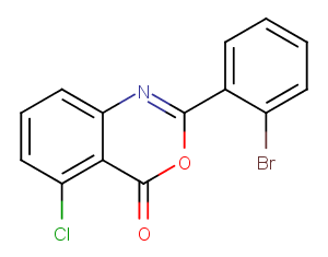 2-(2-bromophenyl)-5-chloro-4H-3,1-benzoxazin-4-one